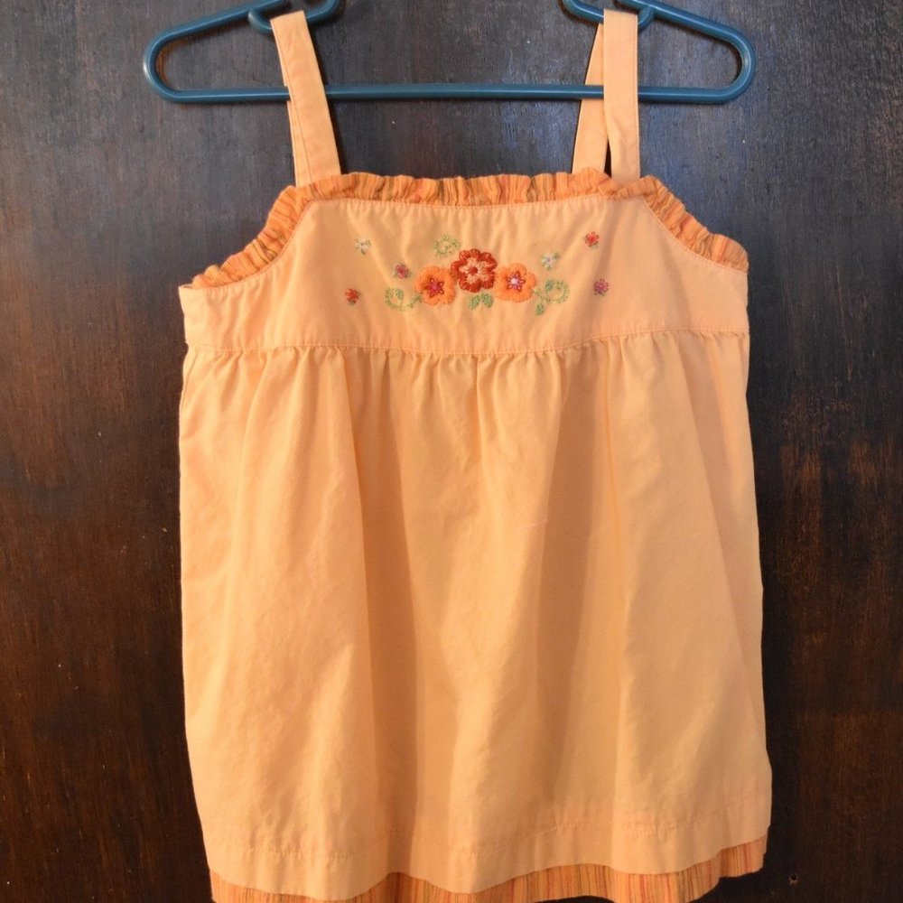 💛Gymboree- Orange Tank top- size 6